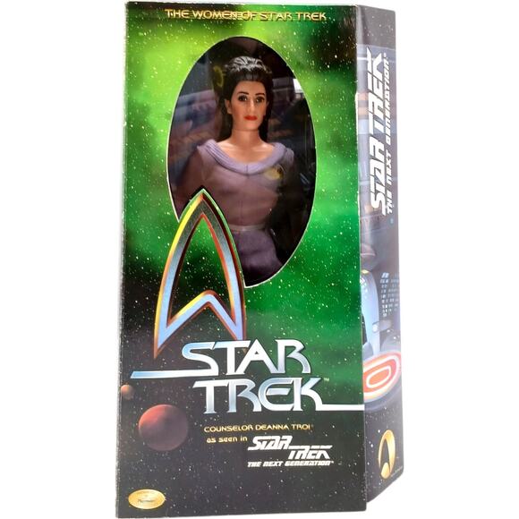 VTG Counselor Deanna Troi STAR TREK TNG 12" The Women of Star Trek 1999 New - Picture 1 of 11